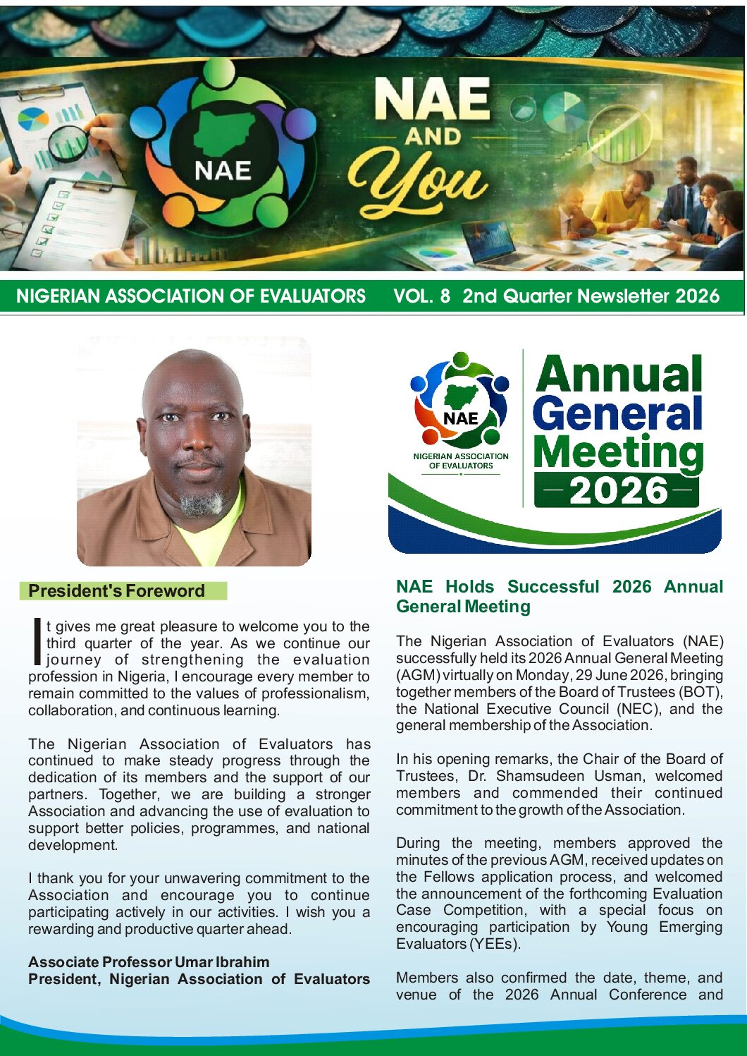 newNEWSLETTER 2nd quarter 2026